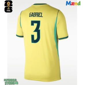Brasilien Gabriel Magalhaes #3 Replika Hjemmebanetrøje VM 2026 Kortærmet